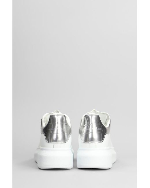 Alexander McQueen White Oversize Sneak Sneakers