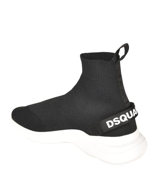 DSquared² Black Flat Shoes