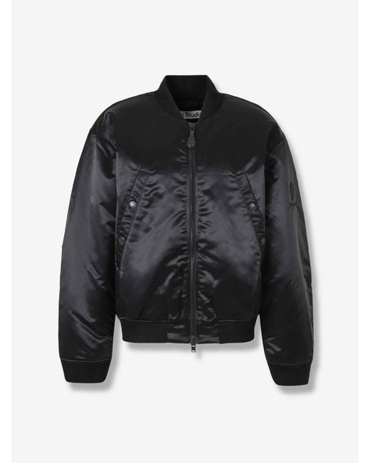 Acne Black Long Coat By for men