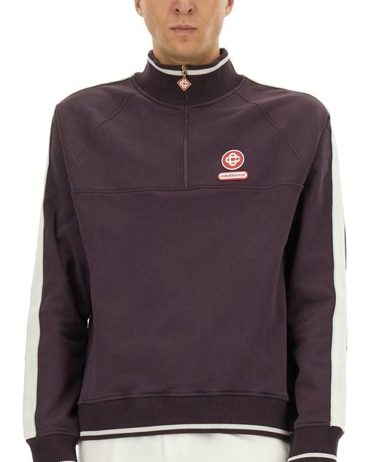 Casablanca Purple Laurel" Sweatshirt for men