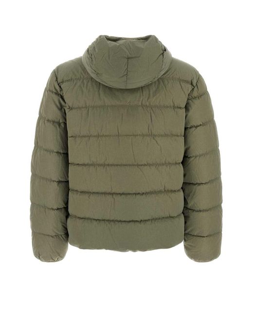 C P Company Green Sage Nylon Down Jacket for men