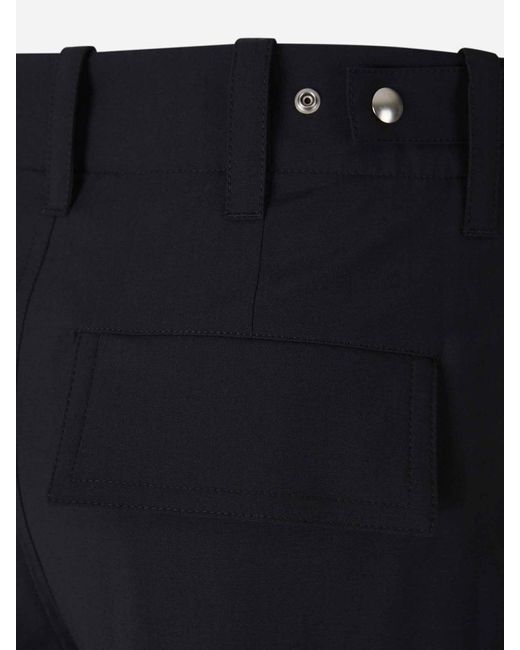 Bottega Veneta Blue Wool Cargo Pants