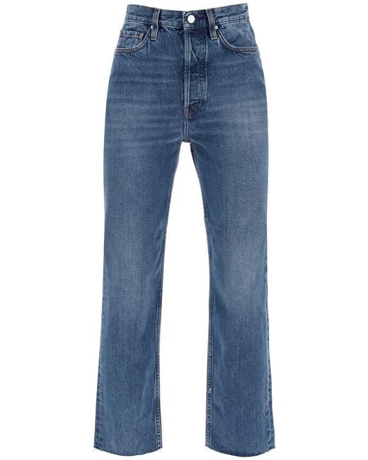 Totême  Blue Toteme Classic Cut Jeans