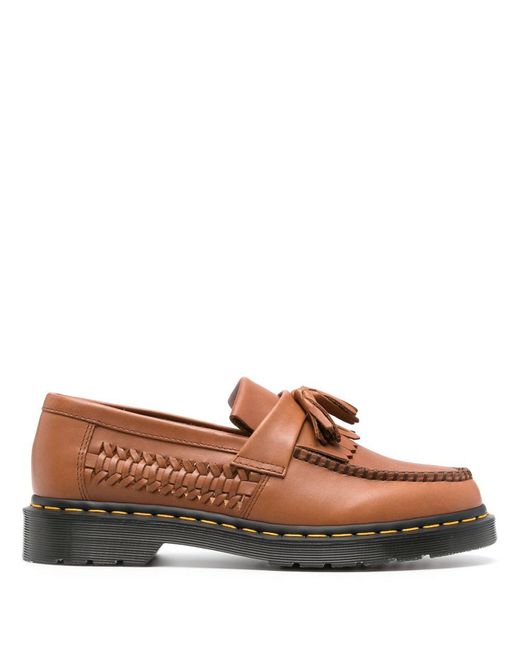 Dr. Martens Brown Adrian Woven Shoes for men