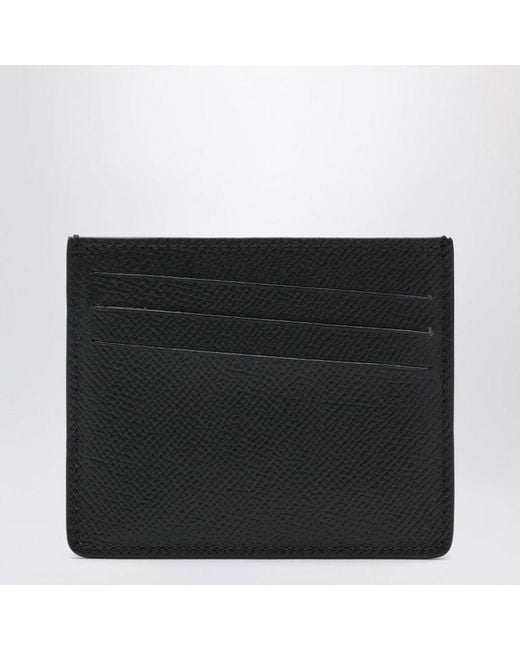 Maison Margiela Black Four Stitches Card Holder