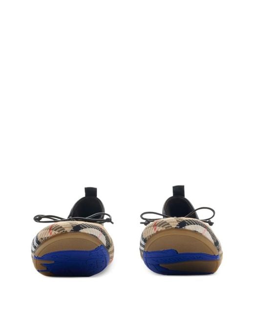 Burberry Natural Check Ballets