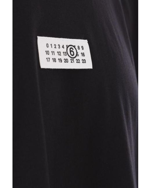 MM6 by Maison Martin Margiela Black T-shirts And Polos for men