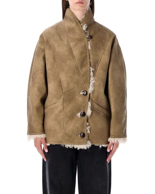 Isabel Marant Natural Shearling Coat