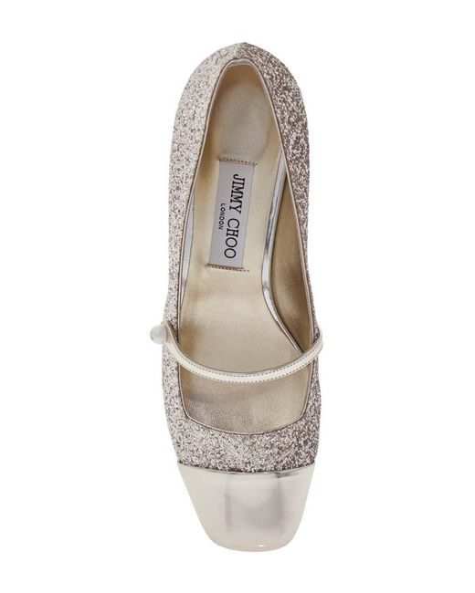 Jimmy Choo White 'Mary Jane Elisa