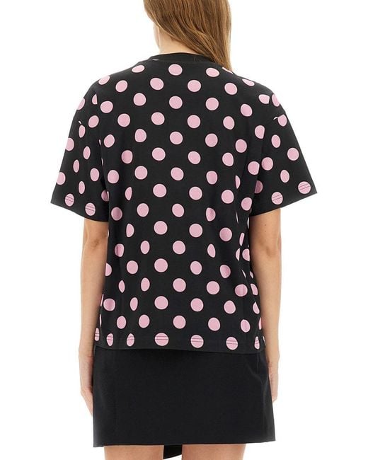 Moschino Black "Teddy Polka Dots" T-Shirt