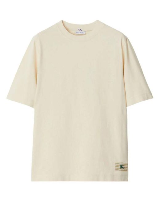 Burberry Natural T-shirts And Polos