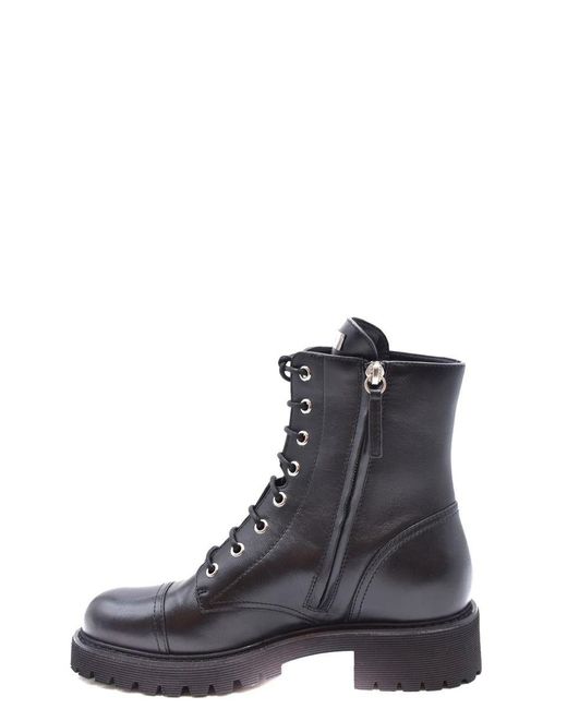 Giuseppe Zanotti Stivaletti in Purple Lyst