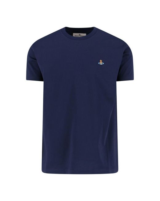 Vivienne Westwood Blue Orb Logo T-Shirt