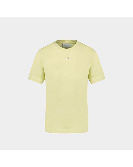 Maison Kitsuné Yellow T-shirts & Tops