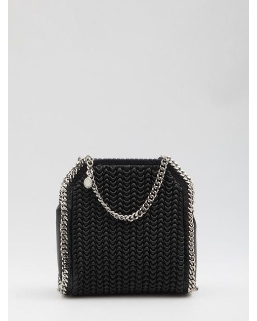 Stella McCartney Black Mini Falabella Tote Bag