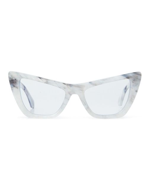 Off-White c/o Virgil Abloh White Off- Optical Style 11 Eyeglasses