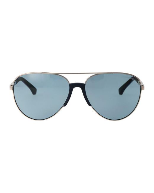 Emporio Armani Blue Sunglasses for men