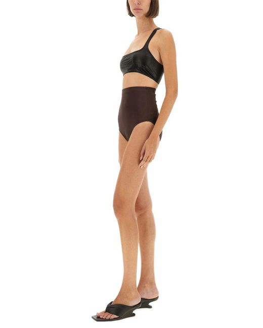Rick Owens Black High Waisted Shorts