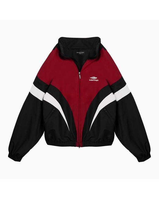 Balenciaga Red Off Shoulder Tracksuit 3B Sports Icon// Jacket
