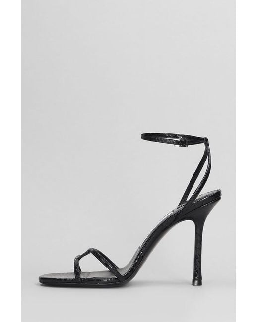 Jimmy Choo Black 1998 Leo Sandals