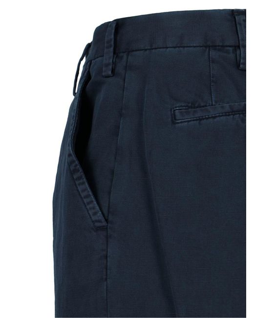 Incotex Blue Trousers for men