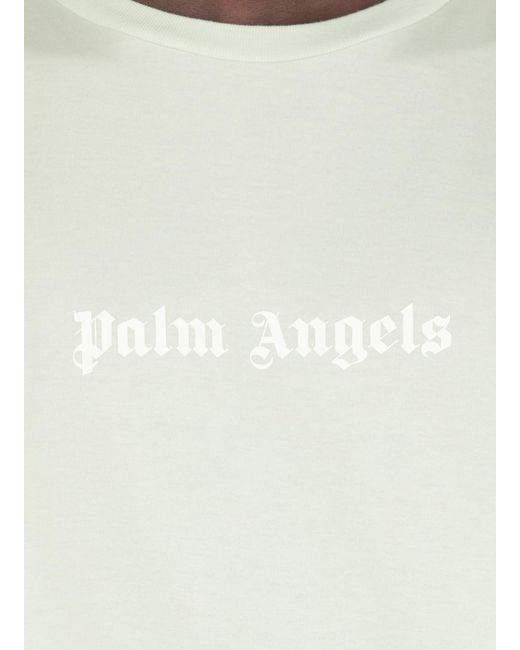 Palm Angels Green T-Shirts And Polos for men
