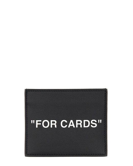 Off-White c/o Virgil Abloh Gray Card Holder for men
