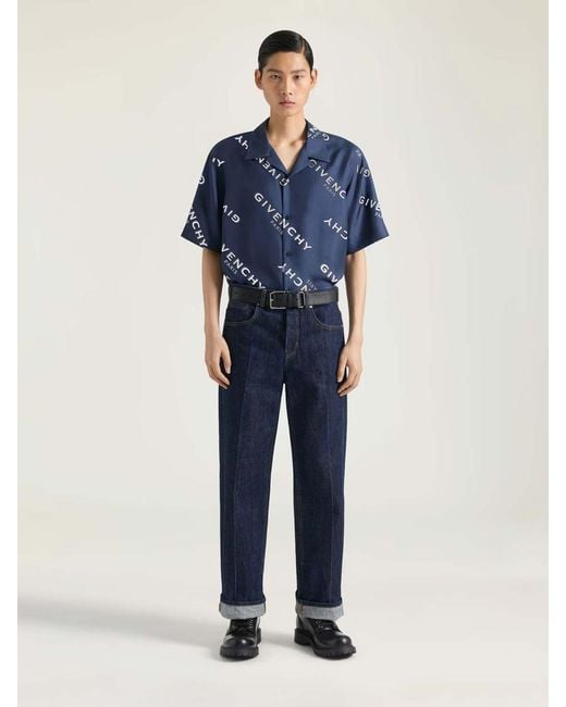 Givenchy Blue Luxury Shirt for men