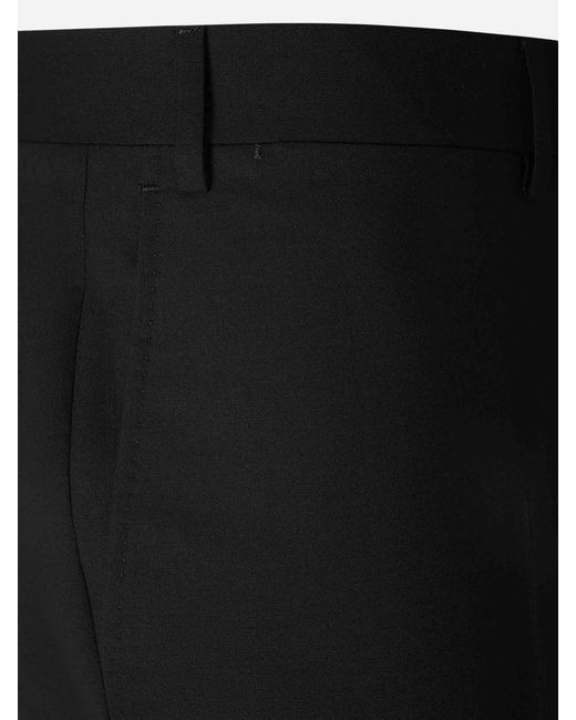 Canali Black Wool Milano Suit for men