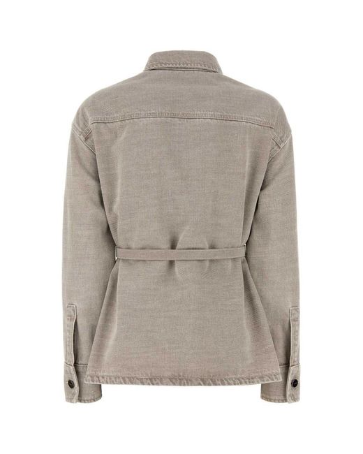Fendi Gray Jackets And Vests