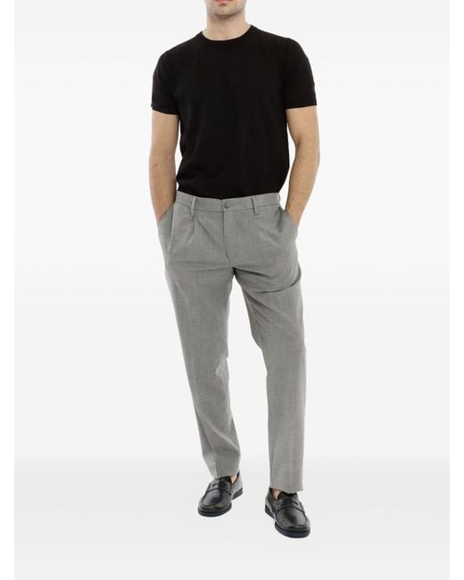 Devore Gray Trousers for men