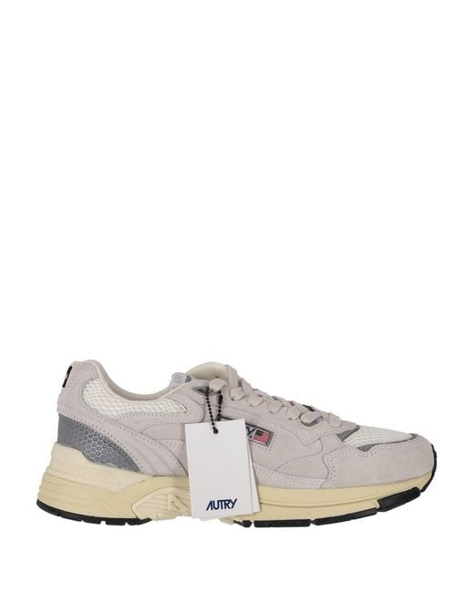 Autry White Lace Up Sneakers for men
