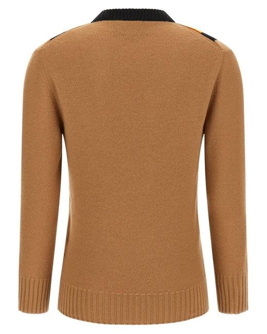 Valentino Garavani Brown Wool Sweater