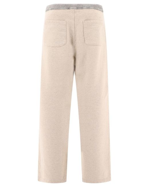Kapital Natural Sport Trousers With Zip for men