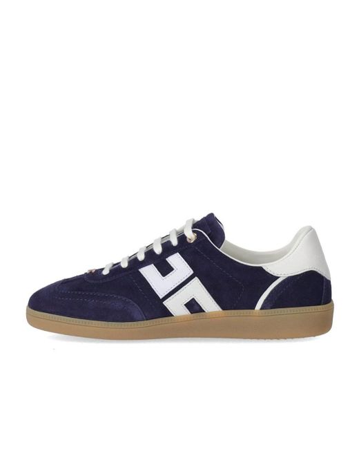 Elisabetta Franchi Blue Oltremare Avorio Sneaker With Logo