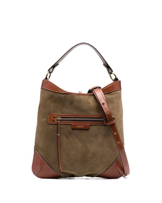Isabel Marant Brown Suede-finish Leather Tote Bag