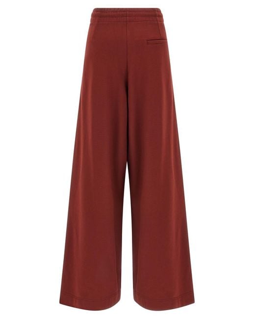Dries Van Noten Red 'Hadium' Pants