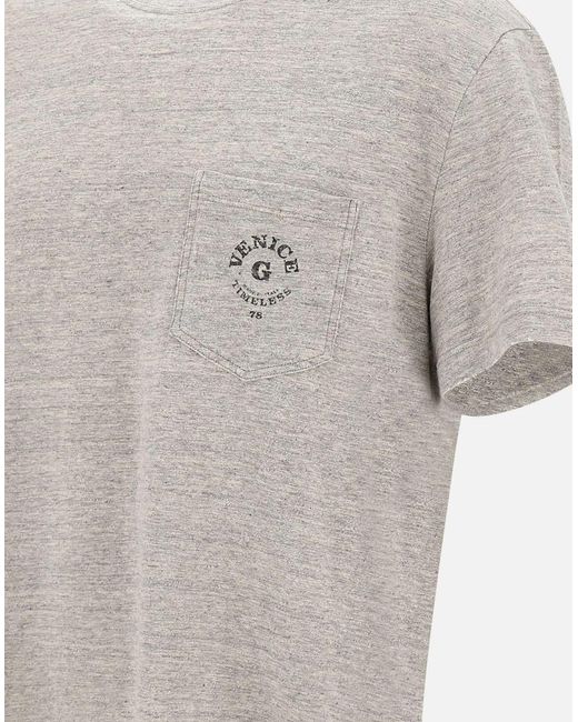 Golden Goose Deluxe Brand Gray T-Shirts And Polos for men
