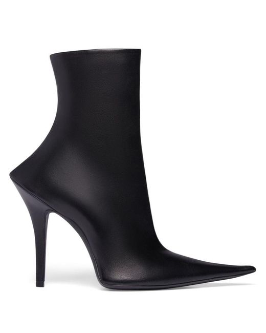 Balenciaga Black Witch Leather Boots