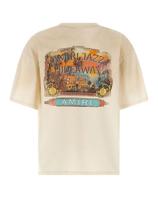 Amiri Jazz Hideaway' T-Shirt in White for Men | Lyst
