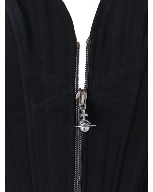 Vivienne Westwood Black Zip Corset