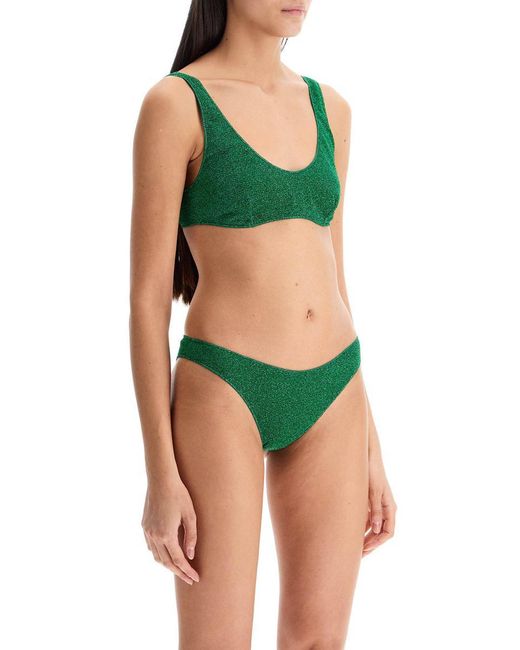 Oseree Green Bikini Set With Luminous