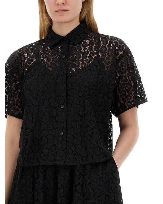 Michael Kors Black Lace Shirt