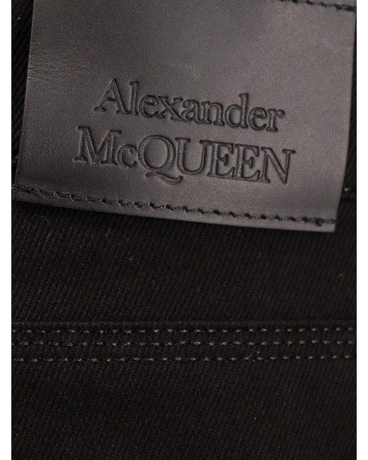 Alexander McQueen Black Bermuda Shorts for men