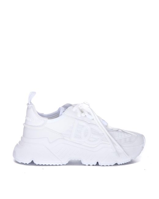 Dolce & Gabbana White 'daymaster' Sneakers