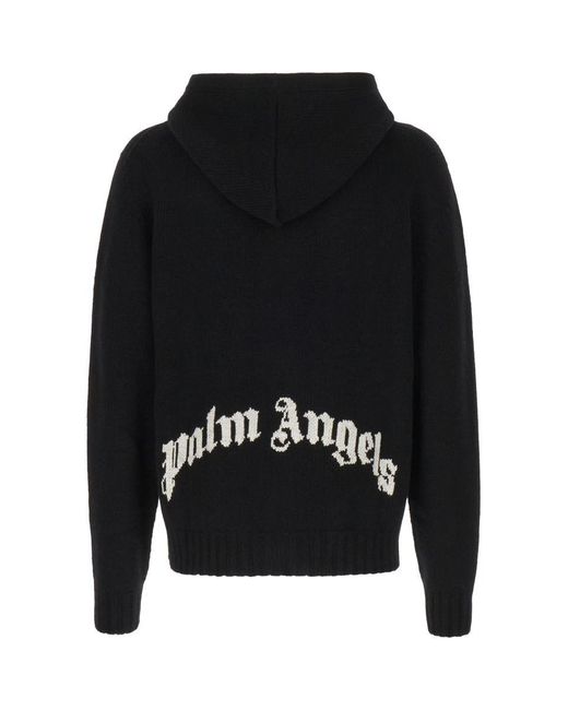 Palm Angels Black Knitwear for men