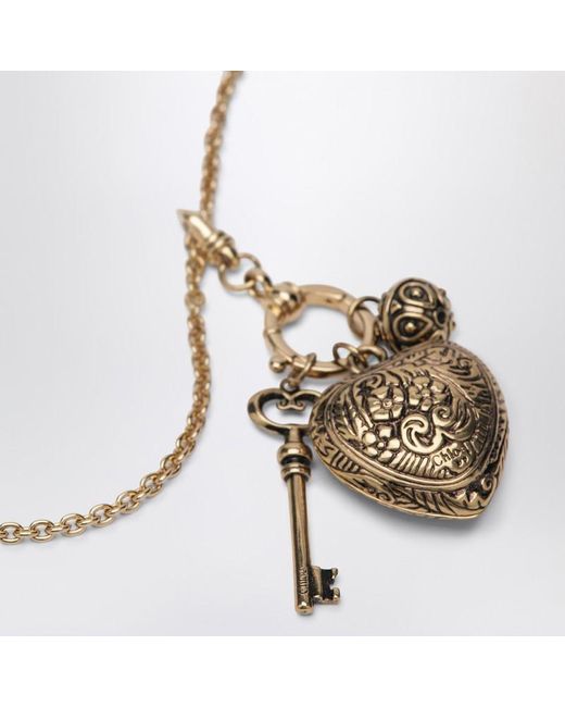 Chloé White Ch"teau Treasures Pendant Necklace