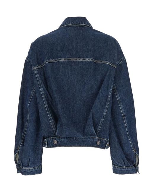 Agolde Blue 'Dalton' Denim Jacket