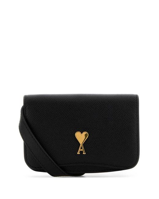 AMI Black Shoulder Bags