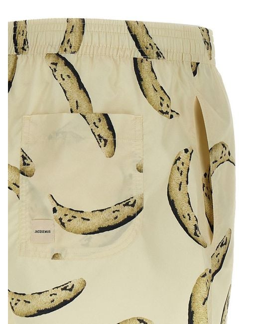 Jacquemus Natural 'Le Maillot Puntini' Swimsuit for men